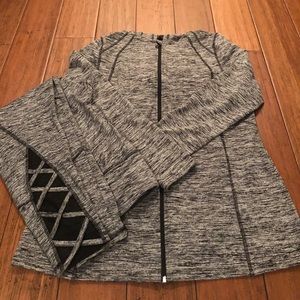 Lane Bryant gray super soft athletic set